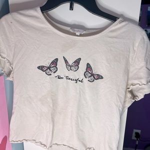 Juniors white t shirt